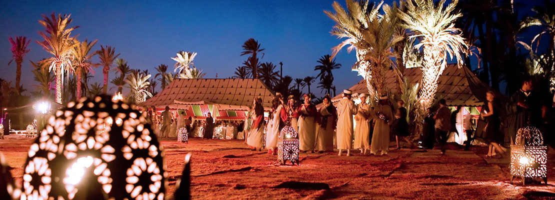 Incentive Marrakech, Outdoor Palm Grove dinner